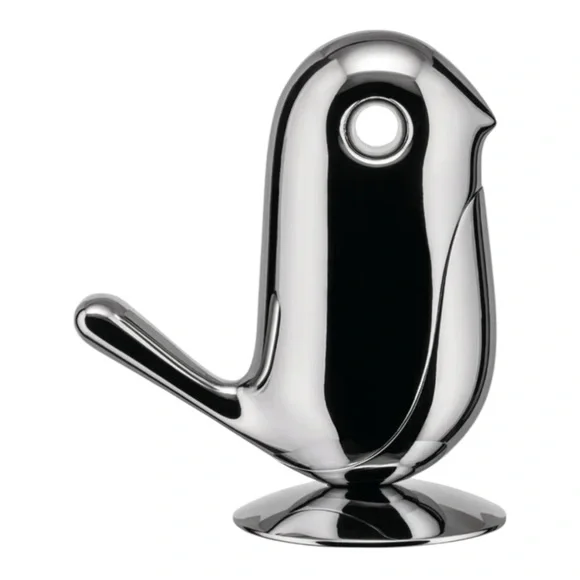 Chip Alessi Magnetic Paper Clip Holder Design Rodrigo Torres Chrome Plated Zamak - Picture 3 of 9